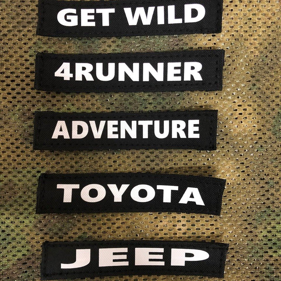 gear id Overland Gear Guy ID Tags – Custom Velcro Gear Tags