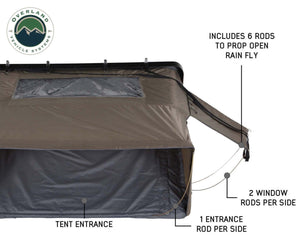 Overland Vehicle Systems Bushveld II Hard Shell Roof Top Tent - Truck Brigade