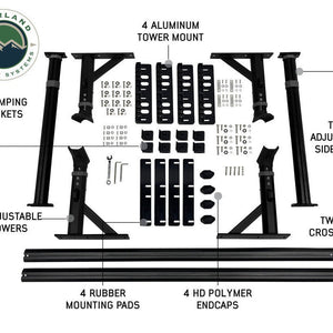 Overland Vehicle Systems - Freedom Universal Bed Rack - Truck Brigade