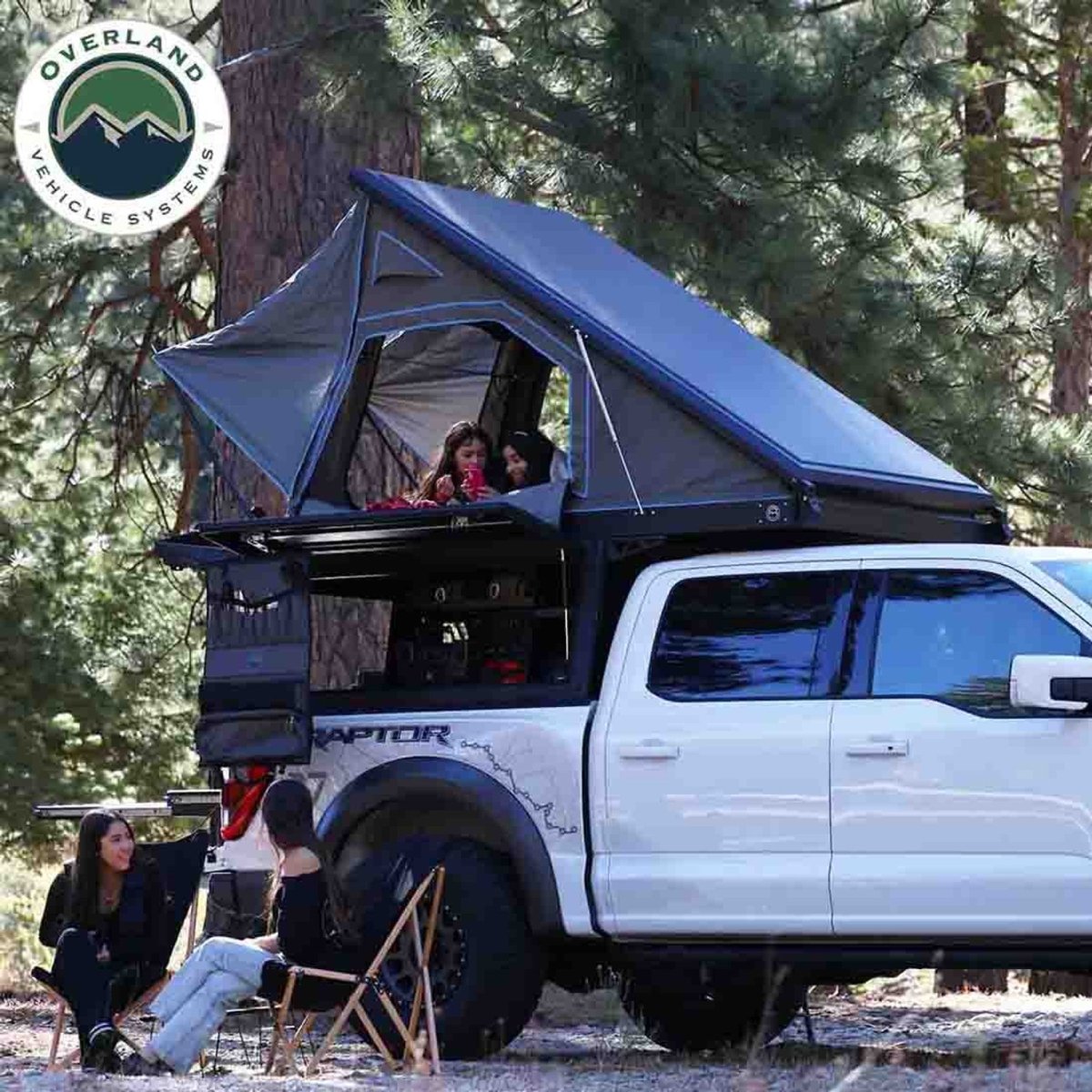 roof top tent colorado MagPak Camper W/Tent, Lights, Rear Molle Panel, Side Tie Downs, Front and Rear Windows 14-24 GM Colorado 5 Foot Bed Overland Vehicle Systems