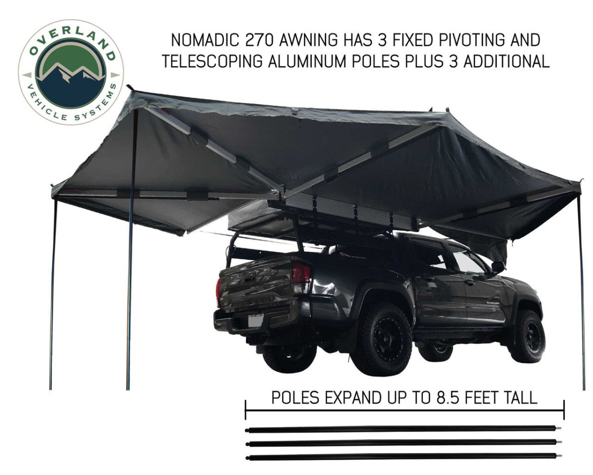 Overland Vehicle Systems Nomadic 270 Degree Awning - Truck Brigade