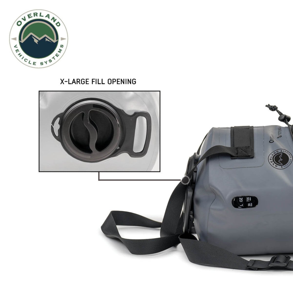 Overland Vehicle Systems Portable Camp Shower - 23 QT - Truck Brigade