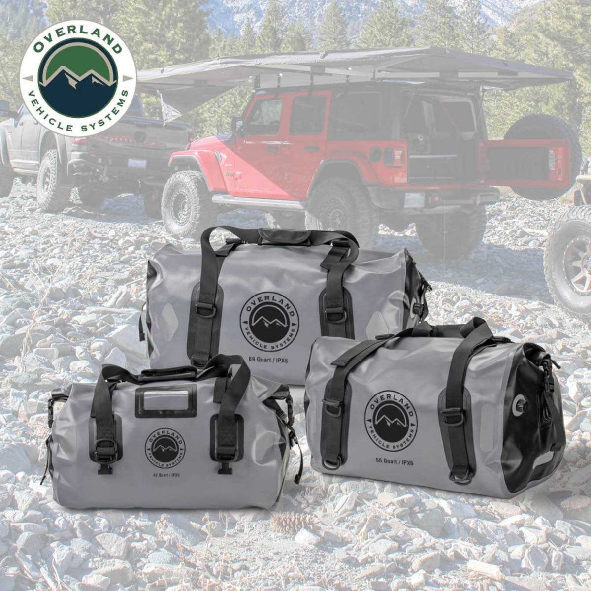 Overland Vehicle Systems Portable Dry Storage Bags - Truck Brigade