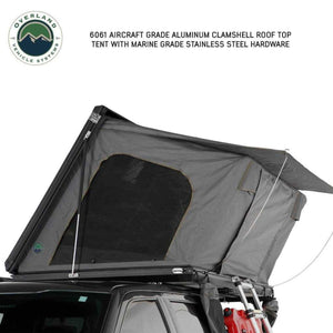 Overland Vehicle Systems Sidewinder Aluminum Hard Shell Roof Top Tent - Truck Brigade