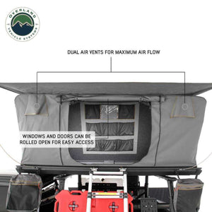 Overland Vehicle Systems Sidewinder Aluminum Hard Shell Roof Top Tent - Truck Brigade