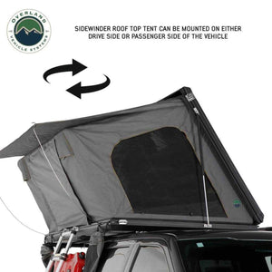 Overland Vehicle Systems Sidewinder Aluminum Hard Shell Roof Top Tent - Truck Brigade