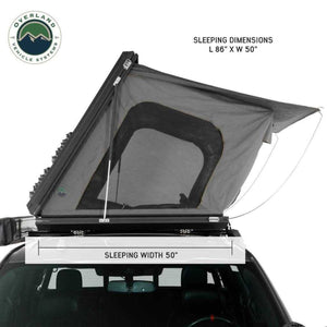 Overland Vehicle Systems Sidewinder Aluminum Hard Shell Roof Top Tent - Truck Brigade