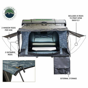 Overland Vehicle Systems XD Everest Cantilever Aluminum Hard Shell Roof Top Tent - Truck Brigade