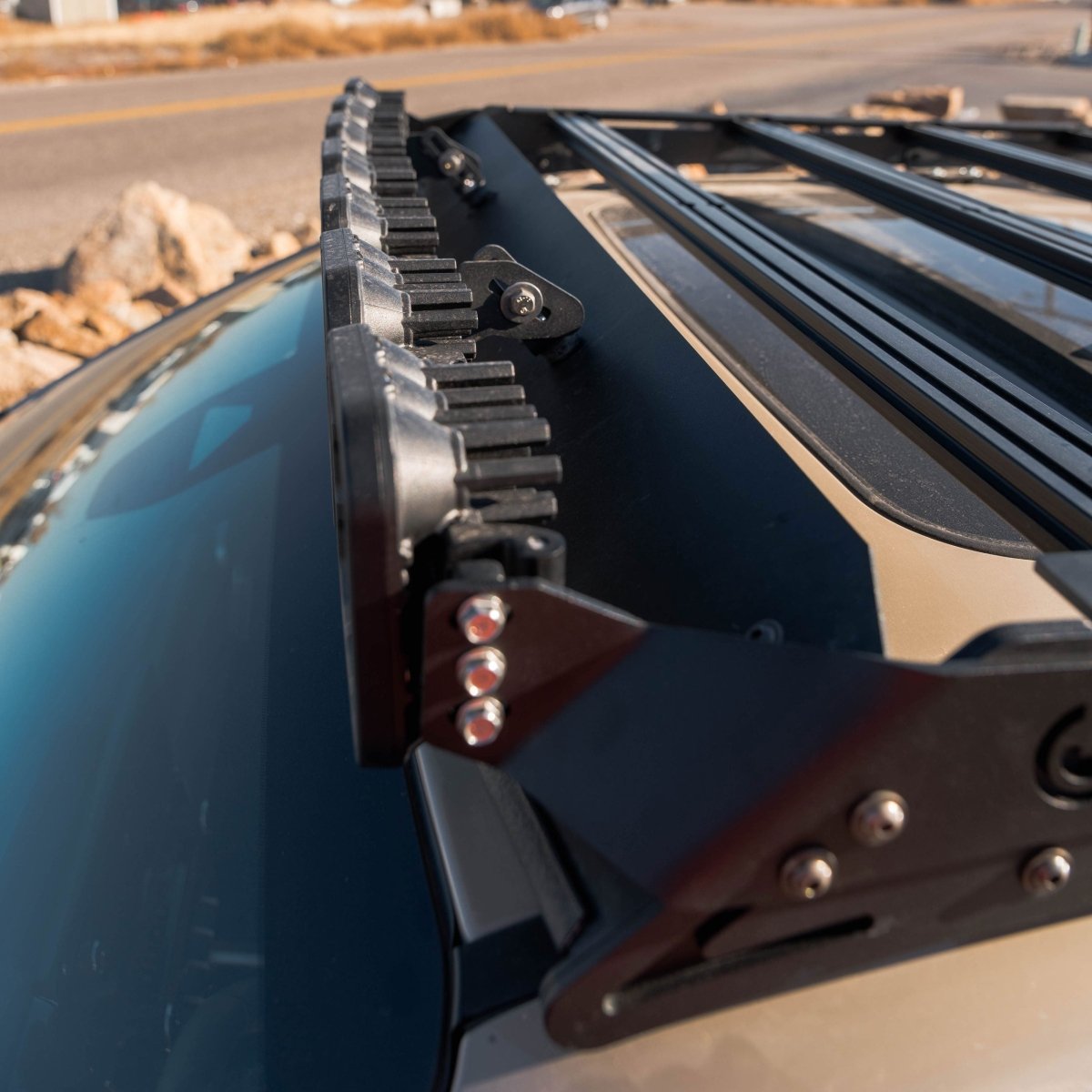 Prinsu Front - Facing Light Bar Brackets - Diode Dynamics SS5 Crosslink - Truck Brigade