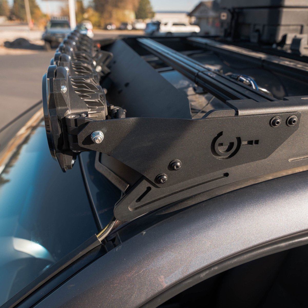 Prinsu Front - Facing Light Bar Brackets KC Gravity Titan/Pro6 - Truck Brigade