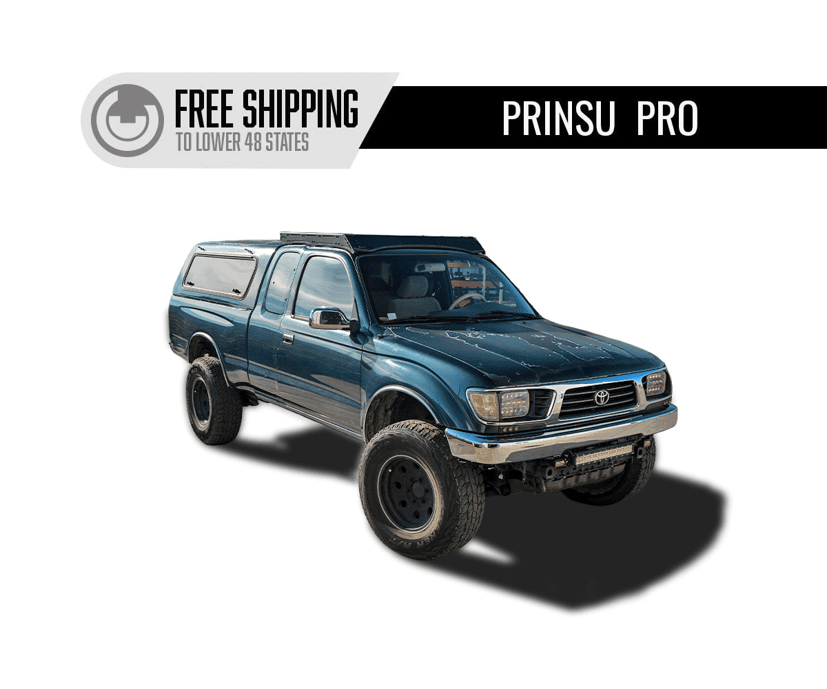 Prinsu Pro Xtra Cab Roof Rack | Toyota Tacoma (1995 - 2004) | Truck Brigade