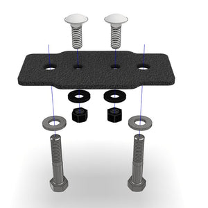 Prinsu RotoPaX Single Crossbar Mount - Truck Brigade