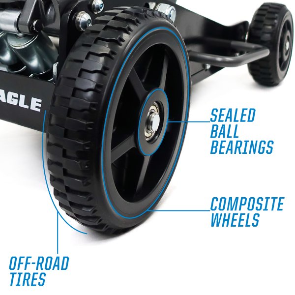 Pro Eagle 2 Ton Big Wheel &quot;The Beast&quot; Off Road Jack - Truck Brigade