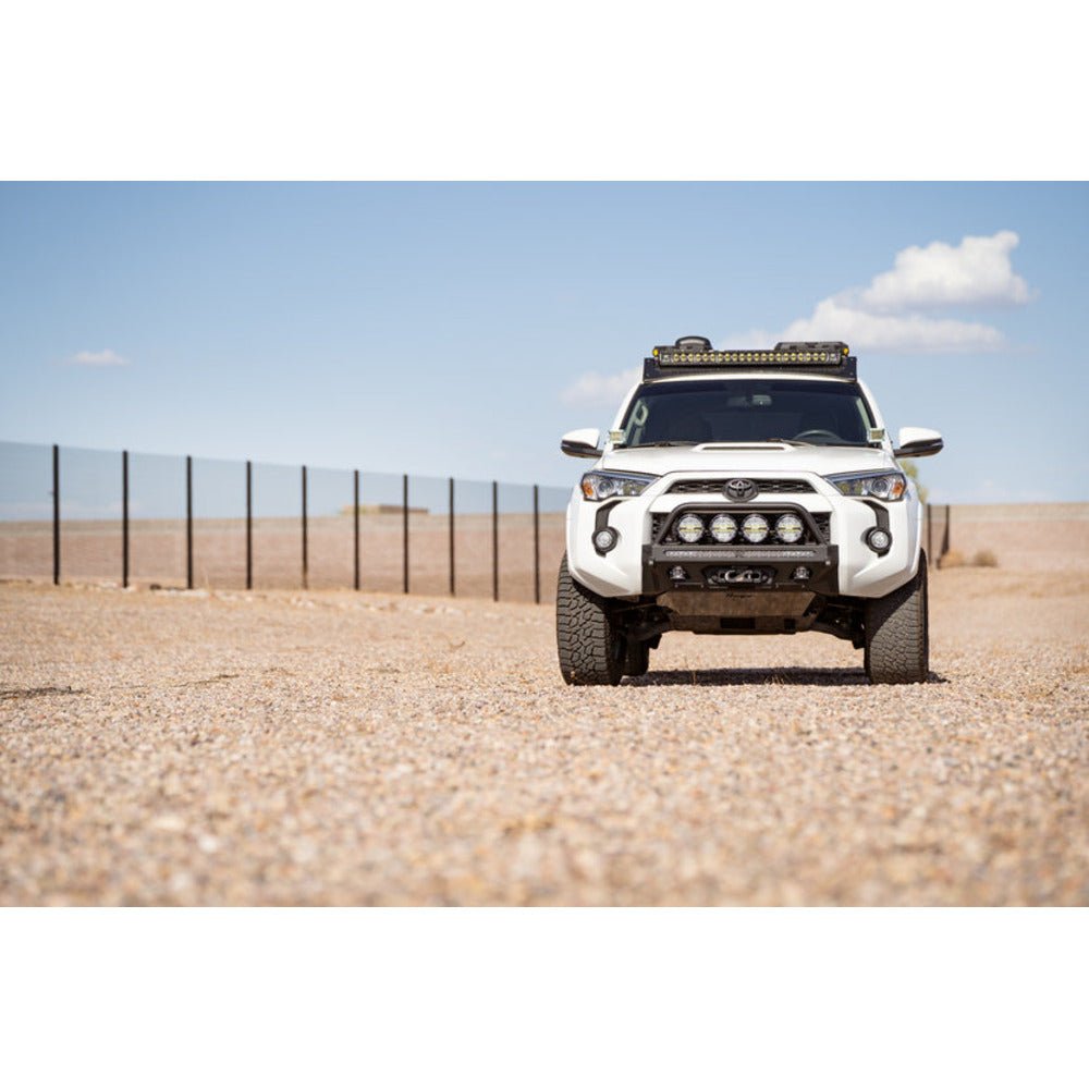 Rago Fabrication Center Mount Winch Front Bumper W/ Top Hoop | Toyota 4Runner (2014 - 2024) - Truck Brigade