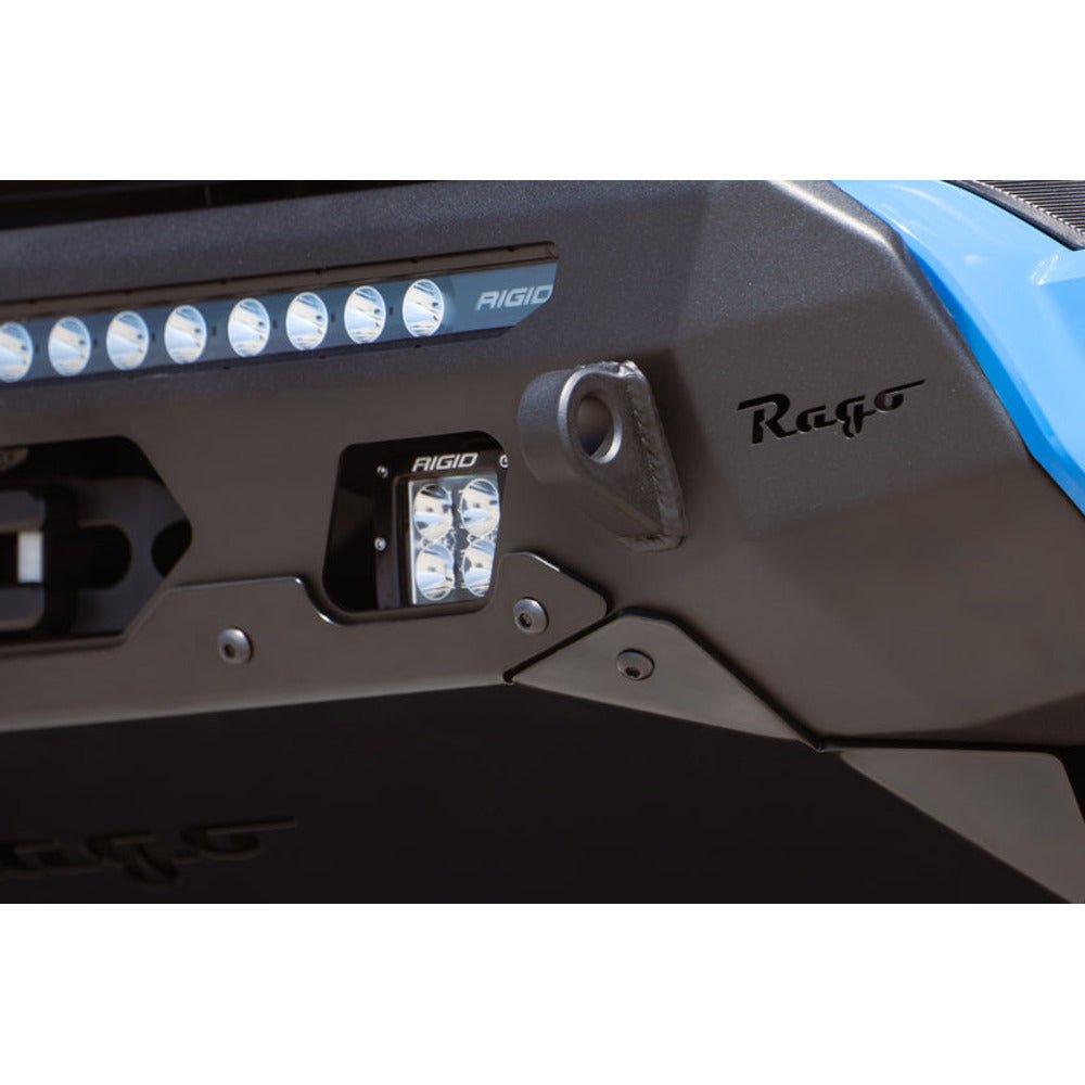 Rago Fabrication Center Mount Winch Front Bumper W/ Top Hoop | Toyota Tacoma (2016 - 2023) - Truck Brigade