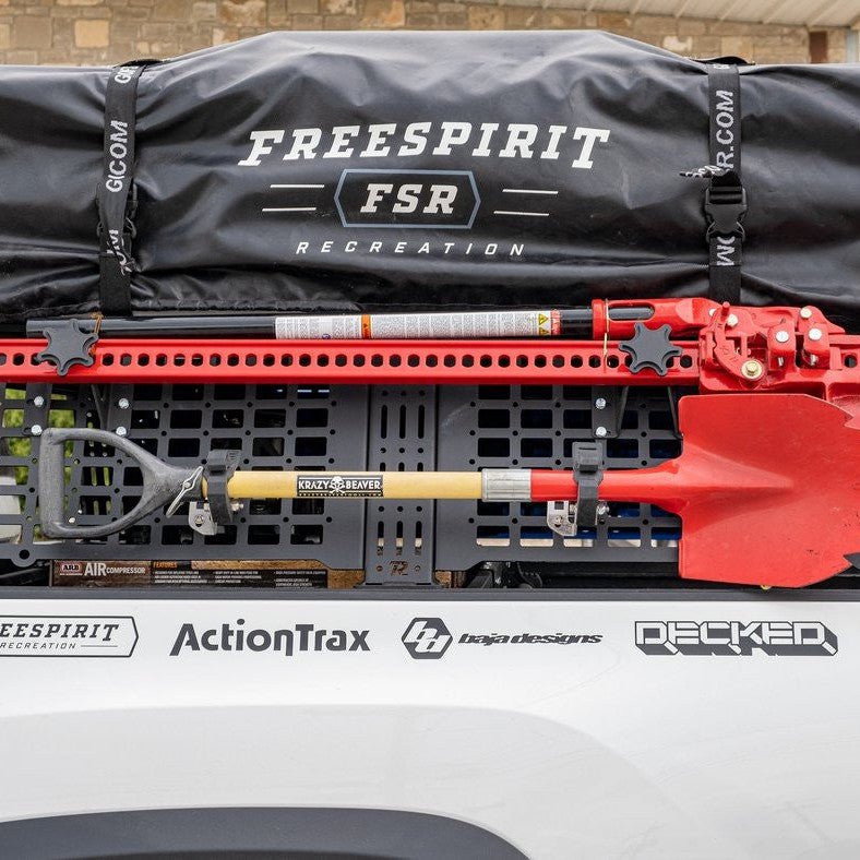 Rago Fabrication Endeavor Bed Rack Hi-Lift Mount - Truck Brigade