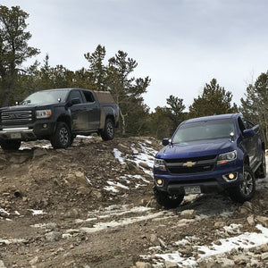 Rago Fabrication Low-Pro Ditch Light Brackets | Chevy Colorado (2015-2021) - Truck Brigade