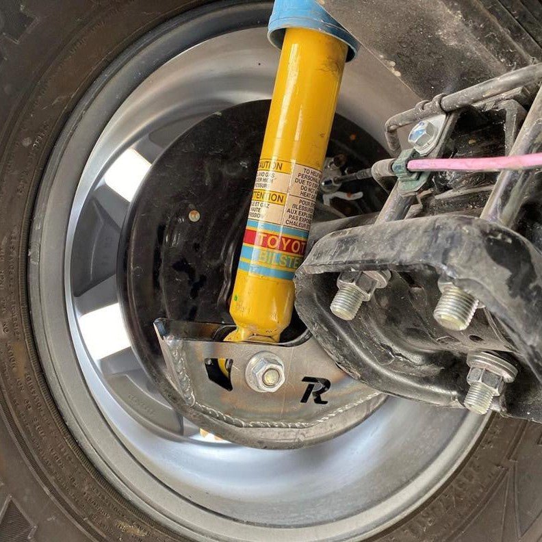 Rago Fabrication Lower Shock Guards | Toyota Tacoma (2005-2015) - Truck Brigade