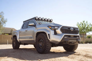 Rago Fabrication Roof Rack Rigid Round Light Mount | Toyota Tacoma (2016 - 2025) - Truck Brigade