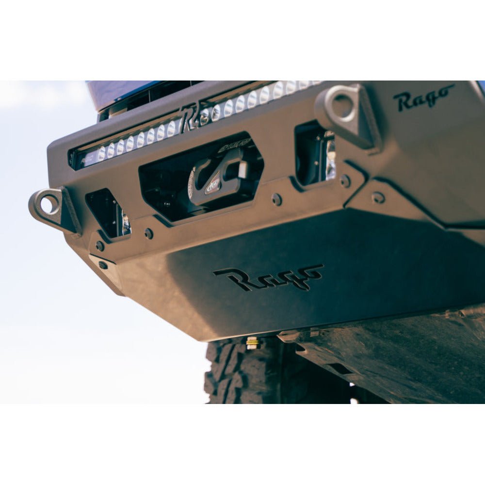 Rago Fabrication Skid Plate for Center Mount Front Bumper | Toyota Tacoma (2016 - 2023) - Truck Brigade