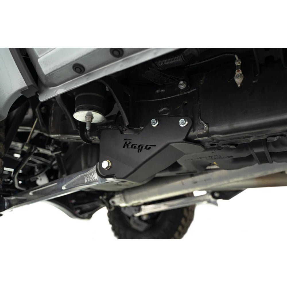 Rago Fabrication Trailing Arm Skid Plates | Toyota Tacoma (2024 - 2025) - Truck Brigade