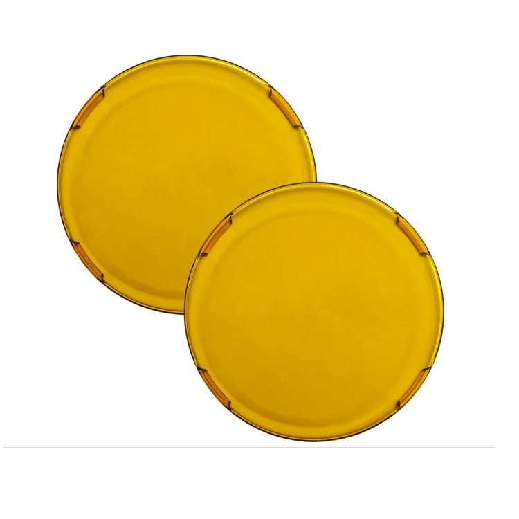 Rigid Industries 360-Series 6 Inch Light Covers - Yellow (Pair) - Truck Brigade