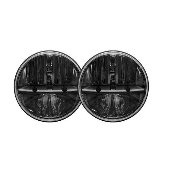Rigid Industries 7 Inch Round Headlights w/ PWM Adaptors (Pair) - Truck ...
