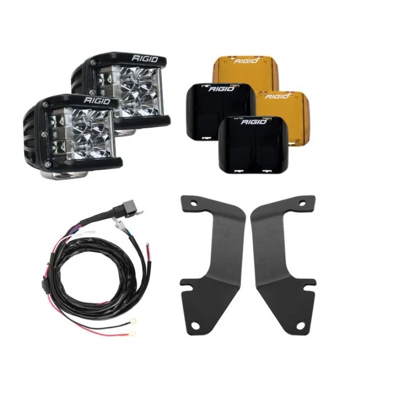 Rigid Industries A-Pillar Light Kit (w/ D-SS Flood Lights) | Toyota Tundra (2014-2022) - Truck Brigade
