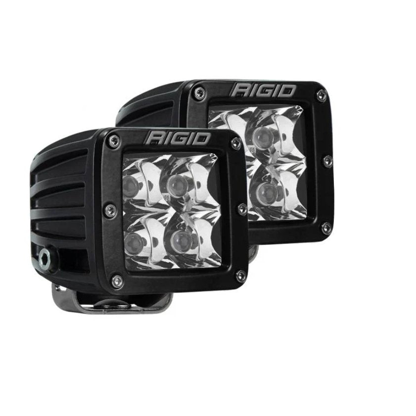Rigid Industries D-Series Pro HD LED Light Pods - Spot Surface Mount - Black (Pair) - Truck Brigade