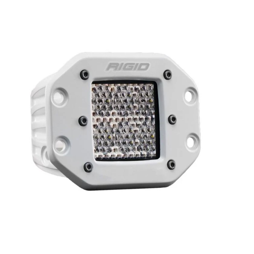 Rigid Industries D-Series Pro LED Light - Hybrid Diffused Flush Mount - White - Truck Brigade