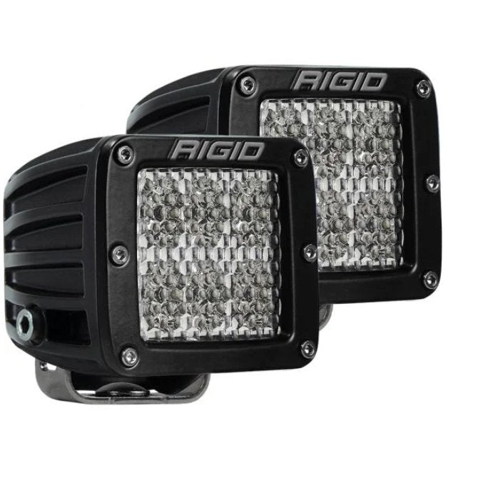 Rigid Industries D-Series Pro LED Light Pods - Specter Diffused Surface Mount - Black (Pair) - Truck Brigade