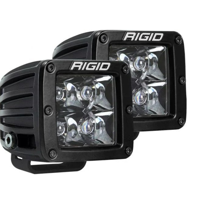 Rigid Industries D-Series Pro LED Light Pods - Spot Midnight Edition - Surface Mount (Pair) - Truck Brigade