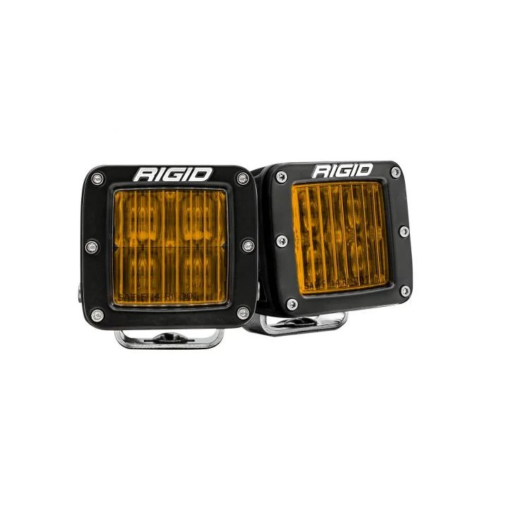Rigid Industries D-Series PRO SAE Fog Lights Yellow (Pair) - Truck Brigade