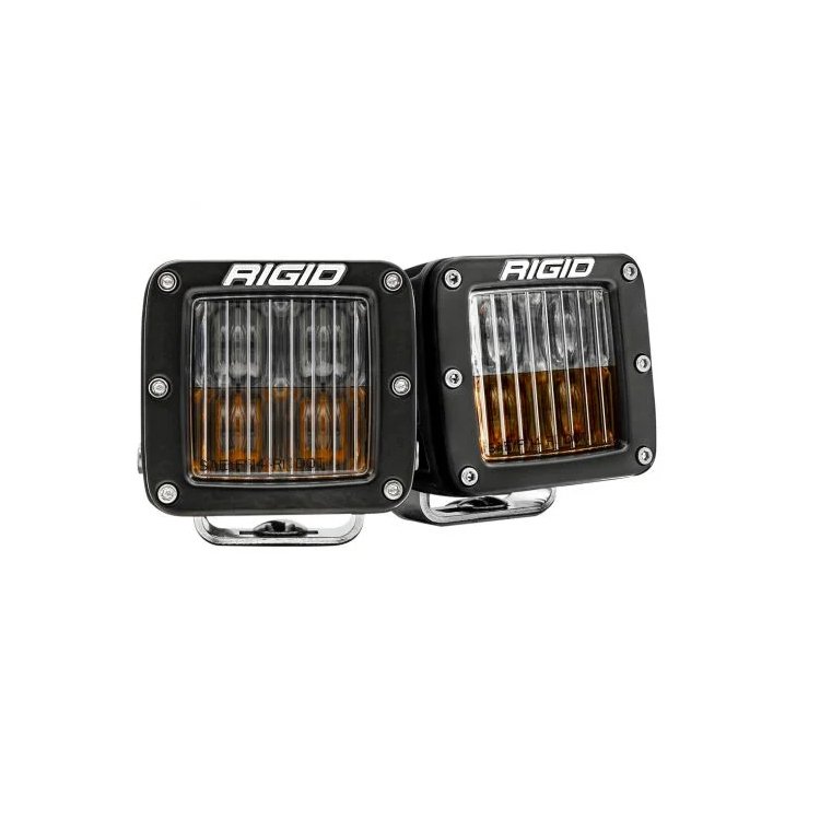 Rigid Industries D-Series SAE Fog Lights Yellow/White (Pair) - Truck Brigade