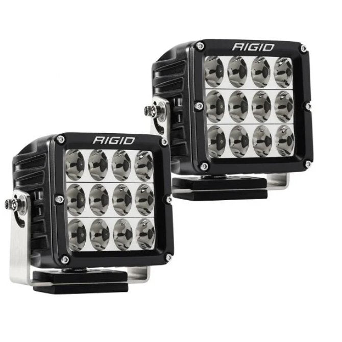 Rigid Industries D-XL Pro LED Light Pods - Driving - Black (Pair) - Truck Brigade