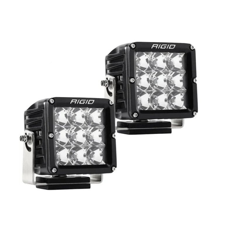 Rigid Industries D-XL Pro LED Light Pods - Flood - Black (Pair) - Truck Brigade