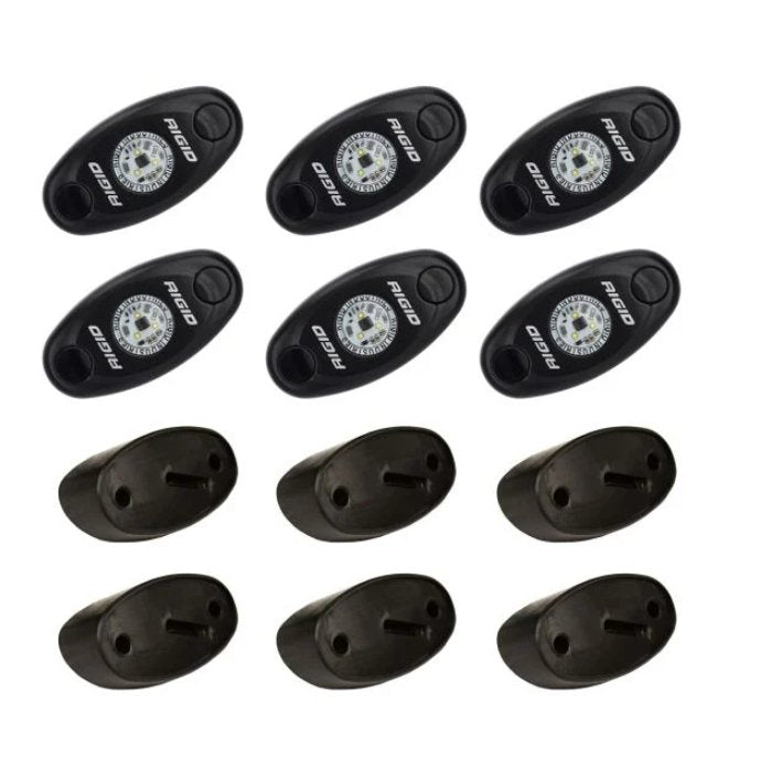 Rigid Industries Rock Light Kit - Amber (6 Lights) - Truck Brigade