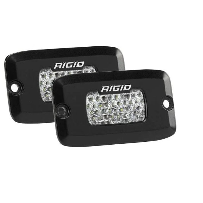 Rigid Industries SR-M Series Pro Flood Diffused Backup Kit - Flush Mount (Pair) - Truck Brigade