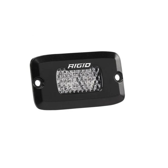 Rigid Industries SR-M Series Pro LED Light - Flood Diffused - Flush Mount - Black - Truck Brigade