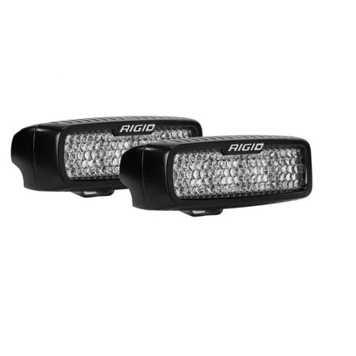 Rigid Industries SR-Q Series Pro LED Lights - Flood Diffused Backup kit - Surface Mount (Pair) - Truck Brigade