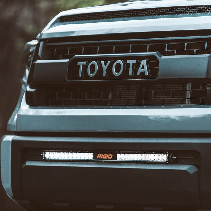 Rigid Industries SR-Series 30 Inch SAE Dual Function Auxiliary High Beam Driving Lights (Amber Backlight) - Truck Brigade