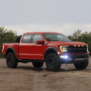 Rigid Industries Triple Fog Light Kit (D-Series SAE Lights) | Ford Raptor (2021-2023) - Truck Brigade