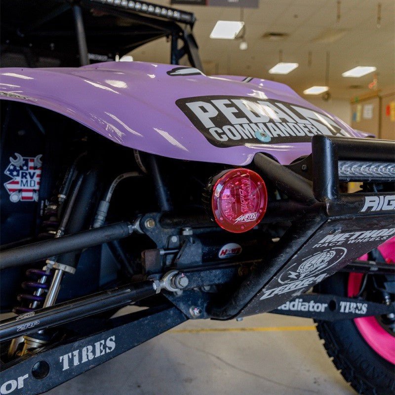 Rigid Industries x SHREDDY 360-Series 6 Inch Lights w/ White Backlight - Truck Brigade