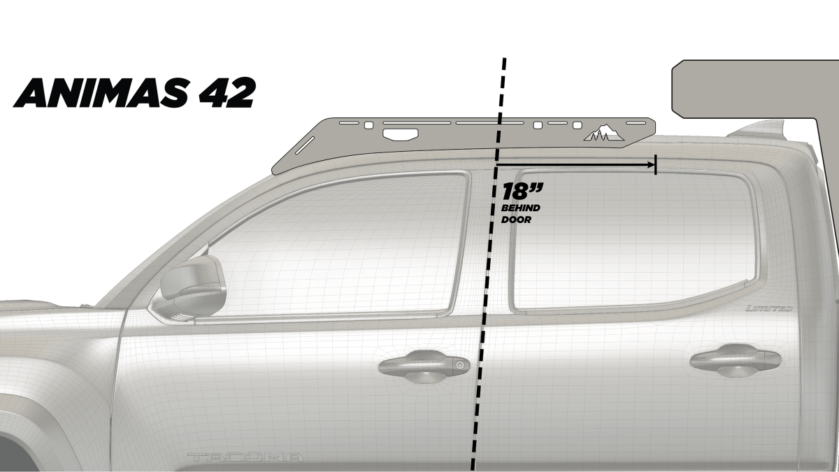 Sherpa Animas Roof Rack | Toyota Tacoma (2005 - 2023) | Truck Brigade