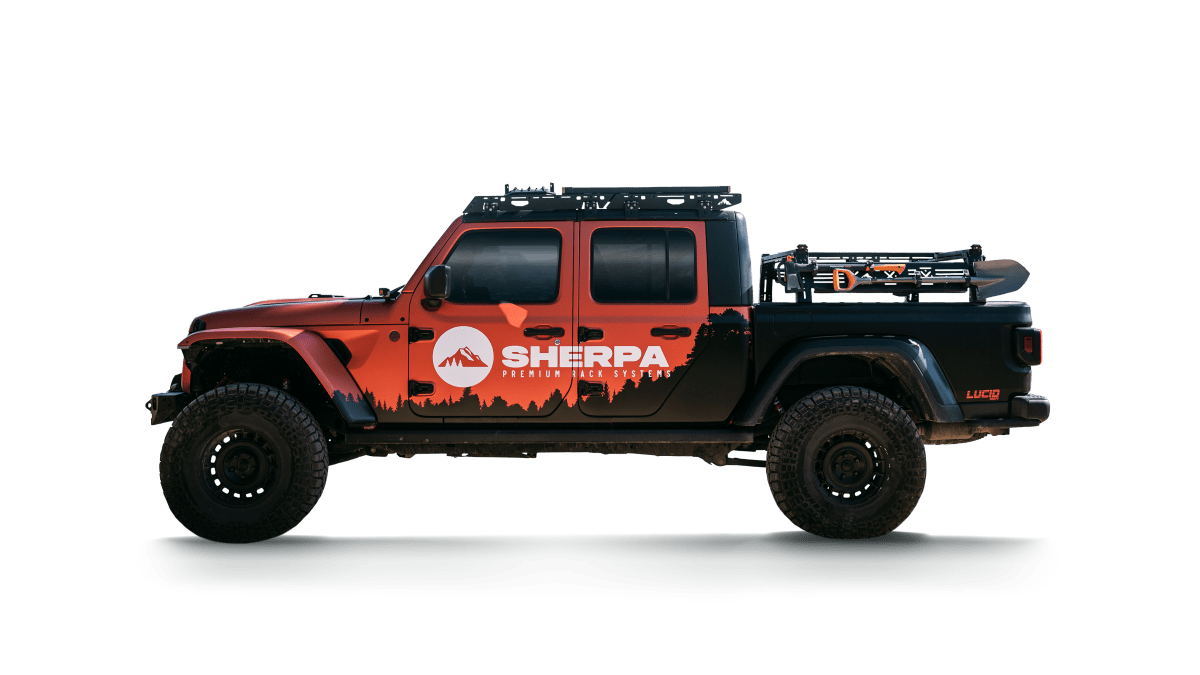 Sherpa Bed Rack - Mid - Height PAK System | Chevy Silverado 2500 (2013 - 2018) | Truck Brigade