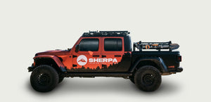 Sherpa Bed Rack- Mid-Height PAK System | Jeep Gladiator (2018-2023) - Truck Brigade