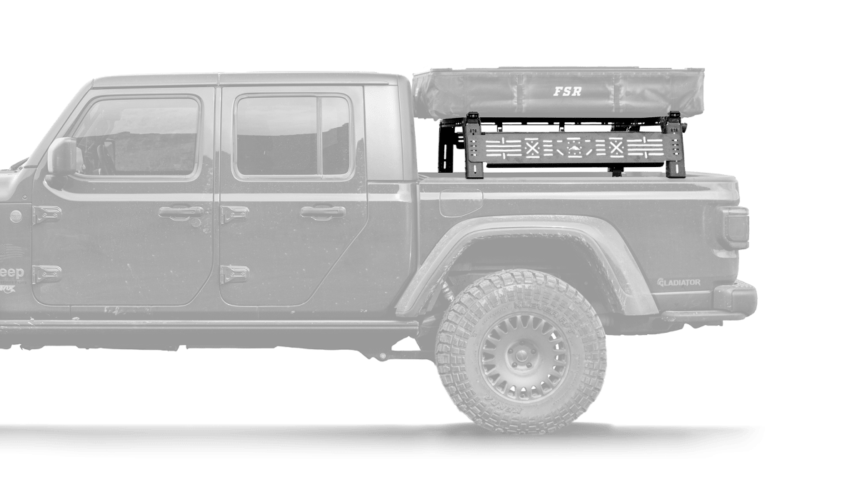 Sherpa Bed Rack Mid-Height PAK System | Jeep Gladiator (2020-2026) | Truck Brigade