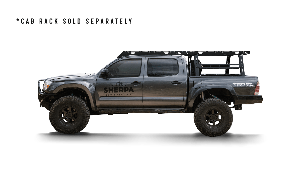 Sherpa Bed Rack - Rack Height PAK System | Toyota Tacoma (2005 - 2023) | Truck Brigade