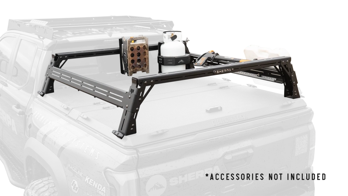 Sherpa DiamondBack PAK System Bed Rack | Toyota Tacoma (2005-2023) | Truck Brigade