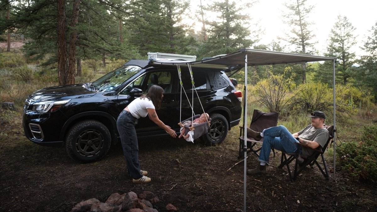 rooftop tents for subaru forester The Fremont (2019-2026 Subaru Forester Roof Rack) 5th Gen Forester (2019-2024) / Half Fairing (Lightbar)